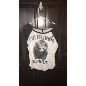 California Baseball Style Shirt